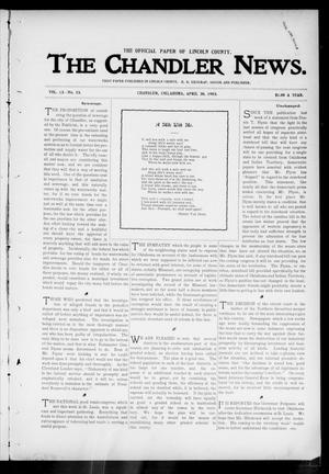 The Chandler News. (Chandler, Okla.), Vol. 13, No. 33, Ed. 1 Thursday, April 30, 1903
