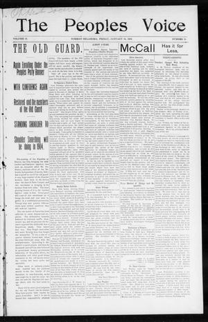 The Peoples Voice (Norman, Okla.), Vol. 12, No. 29, Ed. 1 Friday, January 29, 1904