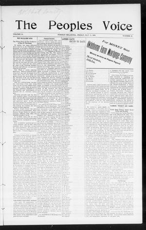The Peoples Voice (Norman, Okla.), Vol. 14, No. 44, Ed. 1 Friday, May 11, 1906