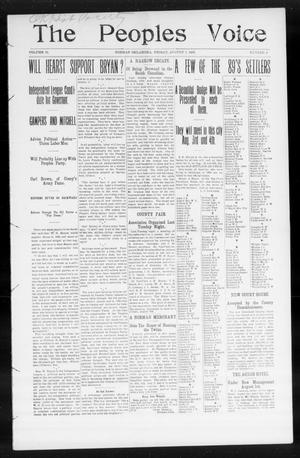 The Peoples Voice (Norman, Okla.), Vol. 15, No. 4, Ed. 1 Friday, August 3, 1906