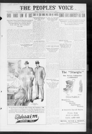 The Peoples' Voice (Norman, Okla.), Vol. 17, No. 35, Ed. 1 Friday, March 12, 1909