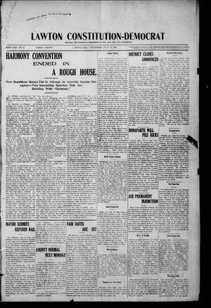 Primary view of object titled 'Lawton Constitution-Democrat (Lawton, Okla.), Vol. 6, No. 10, Ed. 1 Thursday, July 11, 1907'.