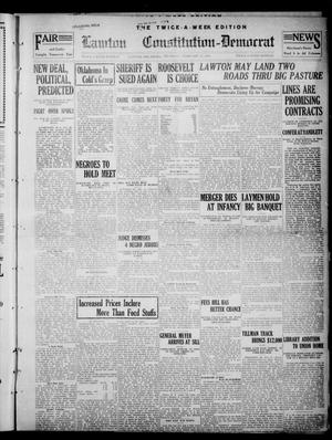 Primary view of object titled 'Lawton Constitution-Democrat (Lawton, Okla.), Vol. 3, No. 26, Ed. 1 Thursday, February 17, 1910'.