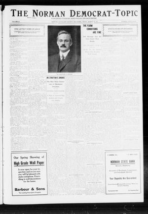 The Norman Democrat-Topic (Norman, Okla.), Vol. 23, No. 54, Ed. 1 Friday, March 29, 1912