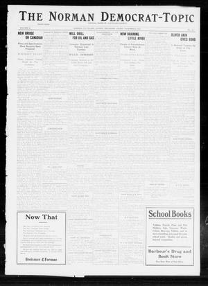 Primary view of object titled 'The Norman Democrat-Topic (Norman, Okla.), Vol. 23, No. 108, Ed. 1 Friday, December 6, 1912'.