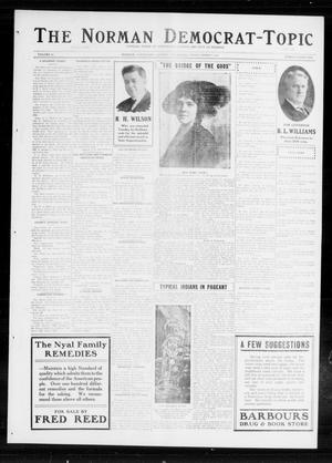 Primary view of object titled 'The Norman Democrat-Topic (Norman, Okla.), Vol. 25, No. 32, Ed. 1 Friday, August 7, 1914'.
