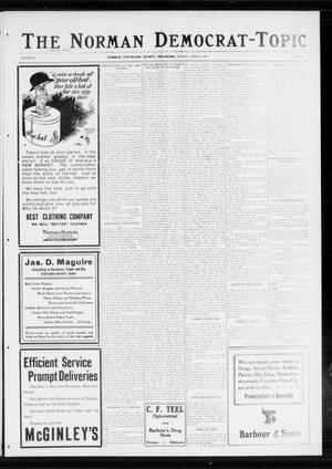 The Norman Democrat-Topic (Norman, Okla.), Vol. 26, No. 15, Ed. 1 Friday, April 9, 1915