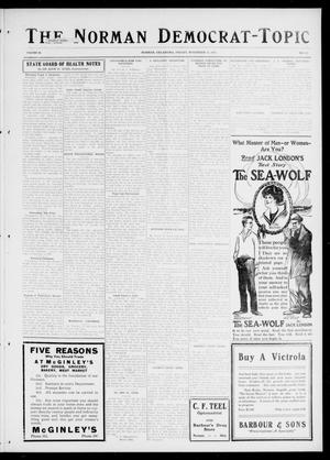 The Norman Democrat-Topic (Norman, Okla.), Vol. 26, No. 47, Ed. 1 Friday, November 12, 1915
