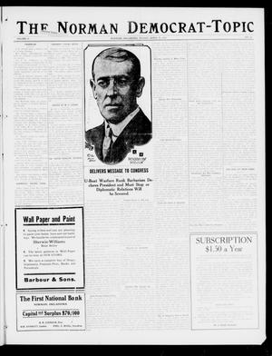 Primary view of object titled 'The Norman Democrat-Topic (Norman, Okla.), Vol. 27, No. 18, Ed. 1 Friday, April 21, 1916'.
