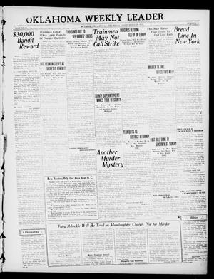 Oklahoma Weekly Leader (Guthrie, Okla.), Vol. 31, No. 29, Ed. 1 Thursday, September 29, 1921