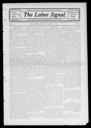 The Labor Signal. (Oklahoma City, Okla. Terr.), Vol. 2, No. 3, Ed. 1 Friday, May 30, 1902