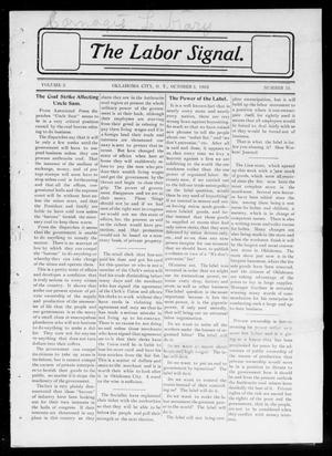 The Labor Signal. (Oklahoma City, Okla. Terr.), Vol. 2, No. 51, Ed. 1 Friday, October 3, 1902