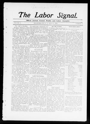 The Labor Signal. (Oklahoma City, Okla. Terr.), Vol. 3, No. 39, Ed. 1 Friday, July 17, 1903