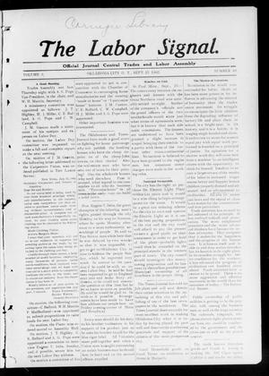 The Labor Signal. (Oklahoma City, Okla. Terr.), Vol. 3, No. 49, Ed. 1 Friday, September 25, 1903