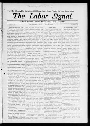 The Labor Signal. (Oklahoma City, Okla. Terr.), Vol. 3, No. 8, Ed. 1 Friday, November 27, 1903