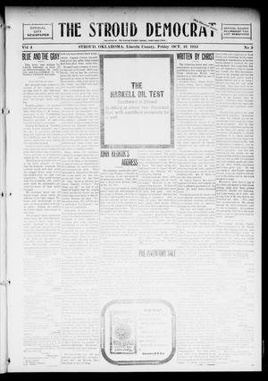 The Stroud Democrat (Stroud, Okla.), Vol. 2, No. 5, Ed. 1 Friday, October 31, 1913