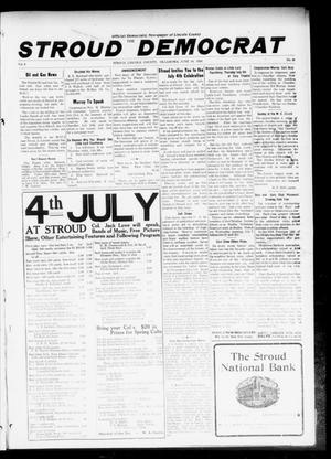 Primary view of object titled 'The Stroud Democrat (Stroud, Okla.), Vol. 6, No. 41, Ed. 1 Friday, June 30, 1916'.