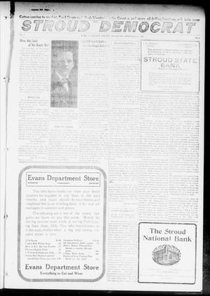 The Stroud Democrat (Stroud, Okla.), Vol. 7, No. 1, Ed. 1 Friday, September 22, 1916