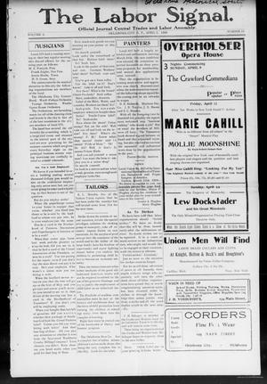 The Labor Signal. (Oklahoma City, Okla. Terr.), Vol. 5, No. 22, Ed. 1 Thursday, April 5, 1906
