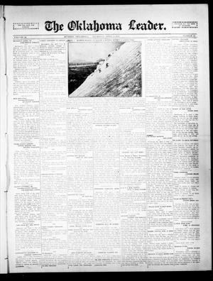 Primary view of object titled 'The Oklahoma Leader. (Guthrie, Okla.), Vol. 24, No. 13, Ed. 1 Thursday, April 9, 1914'.