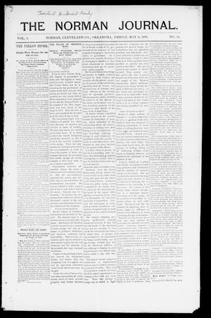 The Norman Journal. (Norman, Okla.), Vol. 1, No. 11, Ed. 1 Friday, May 6, 1898