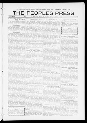 The Peoples Press (El Reno, Okla.), Vol. 1, No. 81, Ed. 1 Wednesday, May 10, 1911
