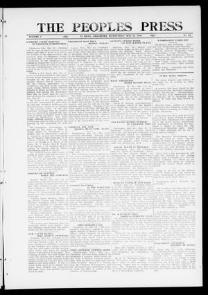 The Peoples Press (El Reno, Okla.), Vol. 1, No. 93, Ed. 1 Wednesday, May 24, 1911