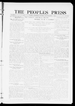 The Peoples Press (El Reno, Okla.), Vol. 1, No. 171, Ed. 1 Saturday, August 26, 1911