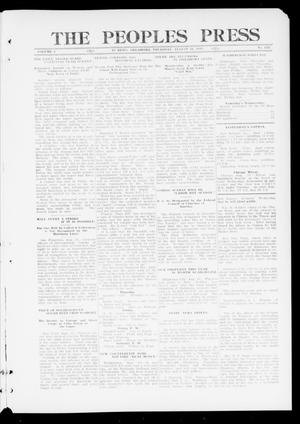 The Peoples Press (El Reno, Okla.), Vol. 1, No. 175, Ed. 1 Thursday, August 31, 1911