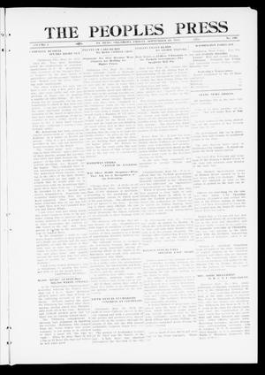 The Peoples Press (El Reno, Okla.), Vol. 1, No. 199, Ed. 1 Friday, September 29, 1911
