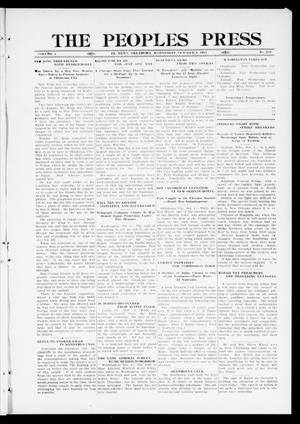 The Peoples Press (El Reno, Okla.), Vol. 1, No. 203, Ed. 1 Wednesday, October 4, 1911