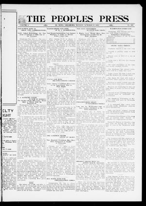 The Peoples Press (El Reno, Okla.), Vol. 1, No. 207, Ed. 1 Monday, October 9, 1911