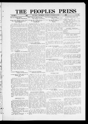 The Peoples Press (El Reno, Okla.), Vol. 1, No. 208, Ed. 1 Tuesday, October 10, 1911