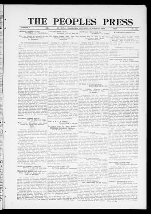 The Peoples Press (El Reno, Okla.), Vol. 1, No. 223, Ed. 1 Friday, October 27, 1911