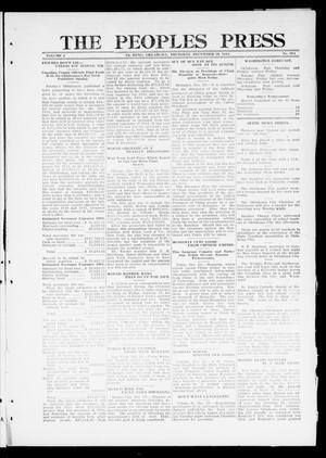 The Peoples Press (El Reno, Okla.), Vol. 1, No. 274, Ed. 1 Thursday, December 28, 1911