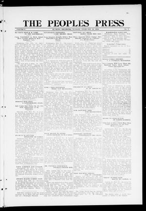 The Peoples Press (El Reno, Okla.), Vol. 2, No. 7, Ed. 1 Tuesday, February 13, 1912