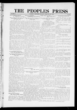 The Peoples Press (El Reno, Okla.), Vol. 2, No. 18, Ed. 1 Monday, February 26, 1912