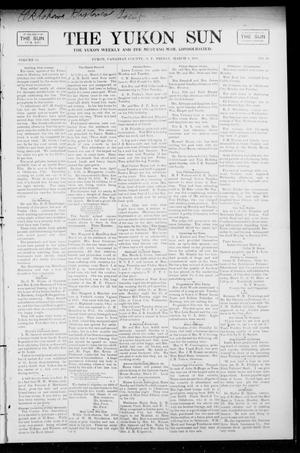 Primary view of object titled 'The Yukon Sun (Yukon, Okla. Terr.), Vol. 14, No. 10, Ed. 1 Friday, March 9, 1906'.