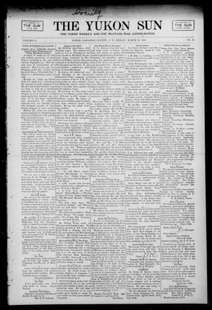 The Yukon Sun (Yukon, Okla. Terr.), Vol. 14, No. 13, Ed. 1 Friday, March 30, 1906