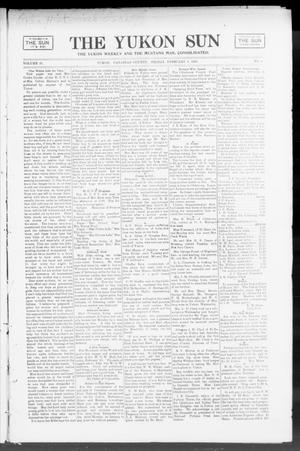 Primary view of object titled 'The Yukon Sun (Yukon, Okla.), Vol. 15, No. 6, Ed. 1 Friday, February 8, 1907'.