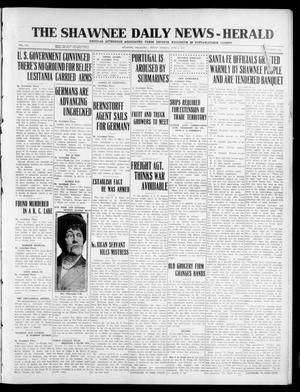Primary view of object titled 'The Shawnee Daily News-Herald (Shawnee, Okla.), Vol. 20, No. 228, Ed. 1 Friday, June 4, 1915'.