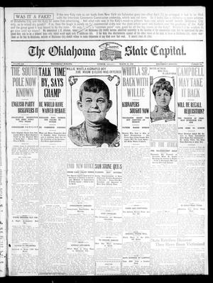 The Oklahoma State Capital. (Guthrie, Okla.), Vol. 20, No. 284, Ed. 1 Wednesday, March 24, 1909