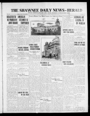 The Shawnee Daily News-Herald (Shawnee, Okla.), Vol. 21, No. 58, Ed. 1 Monday, July 26, 1915
