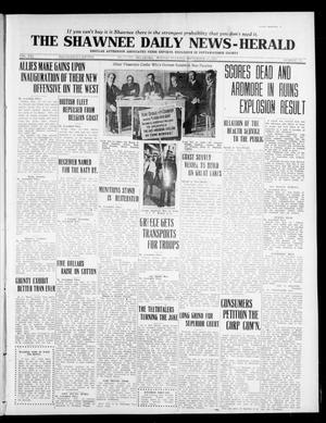 The Shawnee Daily News-Herald (Shawnee, Okla.), Vol. 21, No. 111, Ed. 1 Monday, September 27, 1915