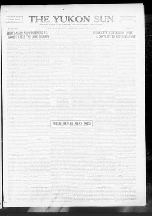 The Yukon Sun (Yukon, Okla.), Vol. 24, No. 19, Ed. 1 Friday, April 14, 1916