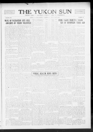 Primary view of object titled 'The Yukon Sun (Yukon, Okla.), Vol. 25, No. 19, Ed. 1 Friday, April 13, 1917'.