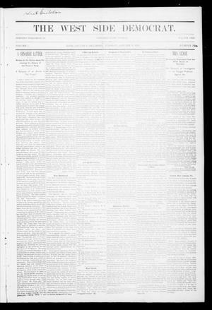 Primary view of object titled 'The West Side Democrat. (Enid, Okla.), Vol. 1, No. 16, Ed. 1 Tuesday, January 9, 1894'.