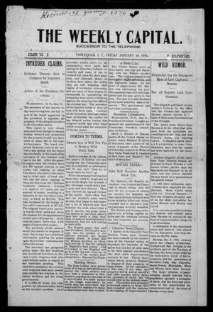 The Weekly Capital. (Tahlequah, Indian Terr.), Vol. 8, No. 49, Ed. 1 Friday, January 10, 1896