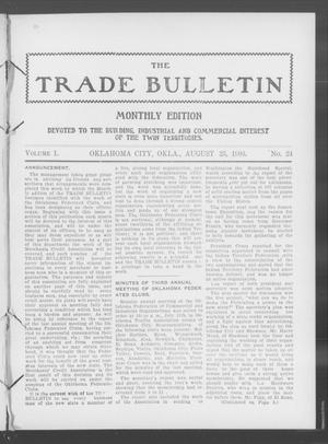 The Trade Bulletin (Oklahoma City, Okla.), Vol. 1, No. 24, Ed. 1 Saturday, August 25, 1906