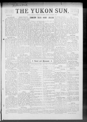 The Yukon Sun. (Yukon, Okla.), Vol. 17, No. 39, Ed. 1 Friday, October 1, 1909
